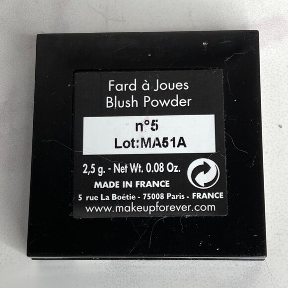 MAKE UP FOR EVER Blush Powder No. 5 Coral Peach 2.5g - Discontinued & Pigmented - Picture 3 of 3